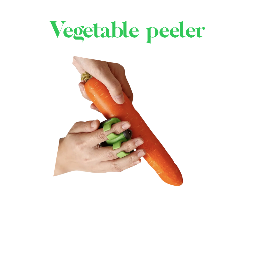 5 in 1 Bottle Opener + Vegetable Peeler 4Pc. Set: Green color